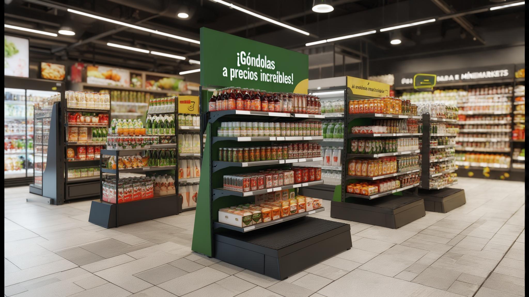 AI generated image: Góndolas para Minimarket en Lima, Perú